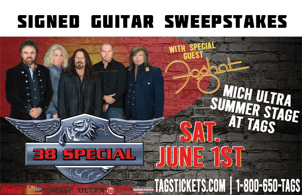 38 Special Signed Guitar on-air contest Tune in to win
